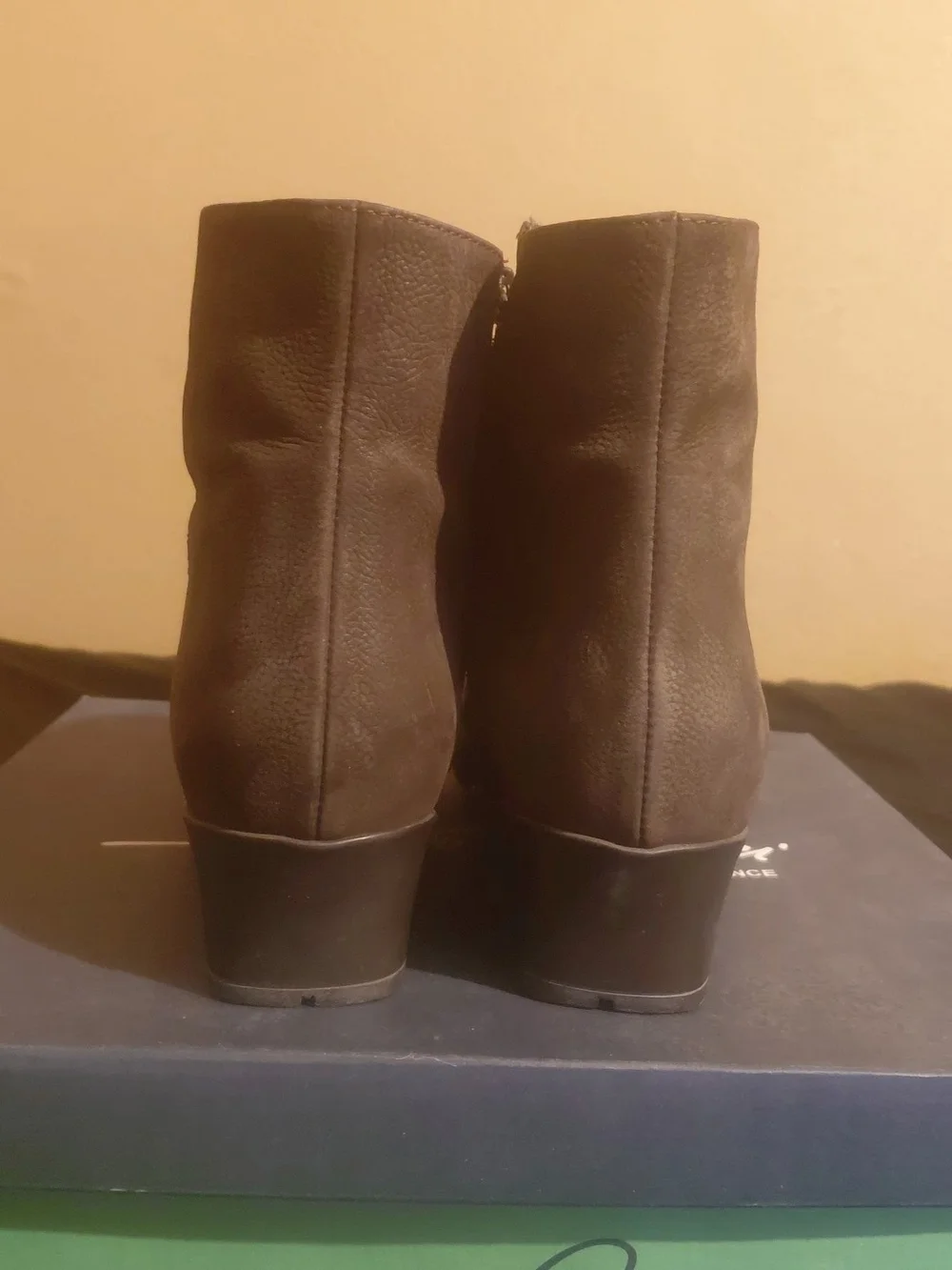 Sesto Meucci Brown Suede Ankle Bootie